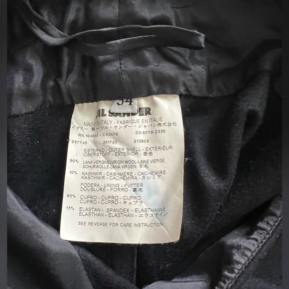 Jil Sander midi flare wool skirt, size 34 (2) - Picture 3 of 6